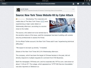 New York Times Cyber Attack